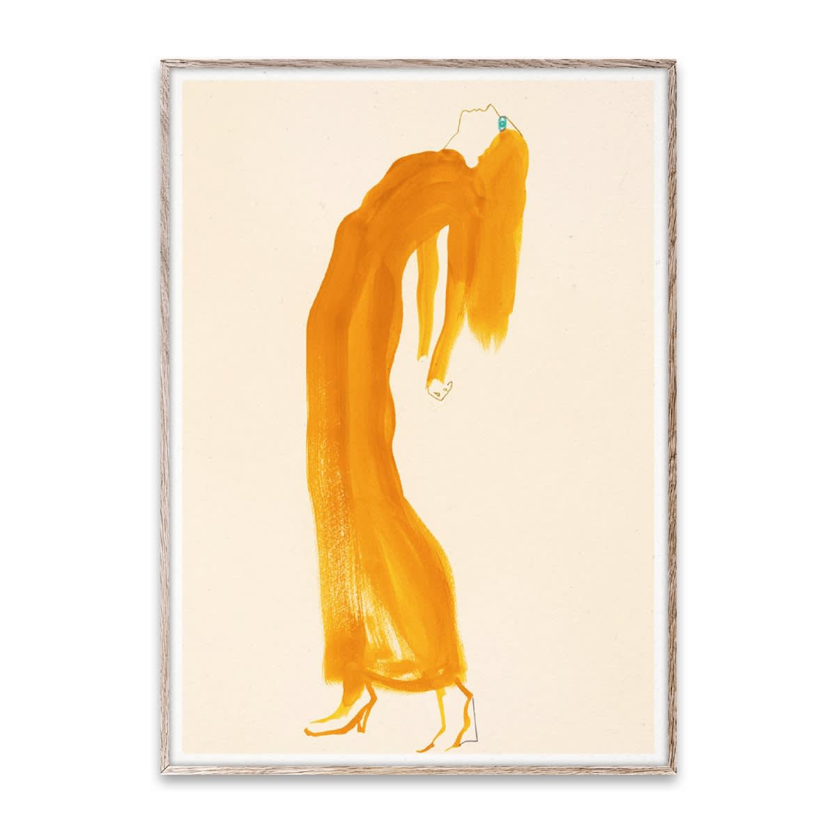 Poster The Saffron Dress från Paper Collective