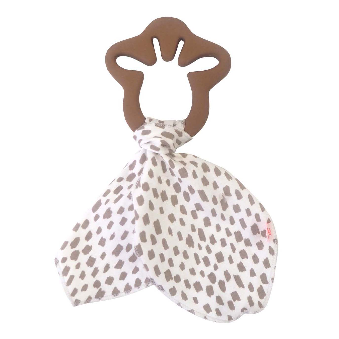 Bitleksak Giraffe med snuttefilt Spots från Kikadu