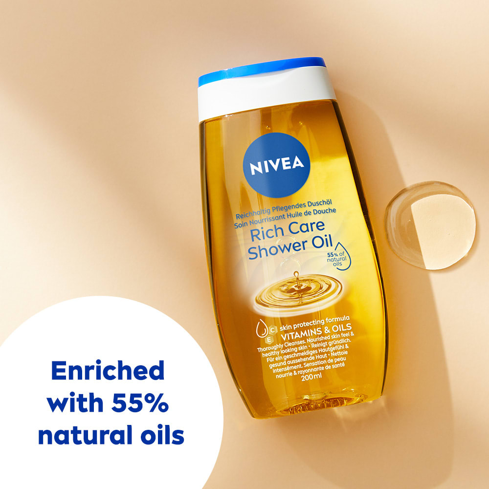 Rich Caring Shower Oil från NIVEA Åhlens