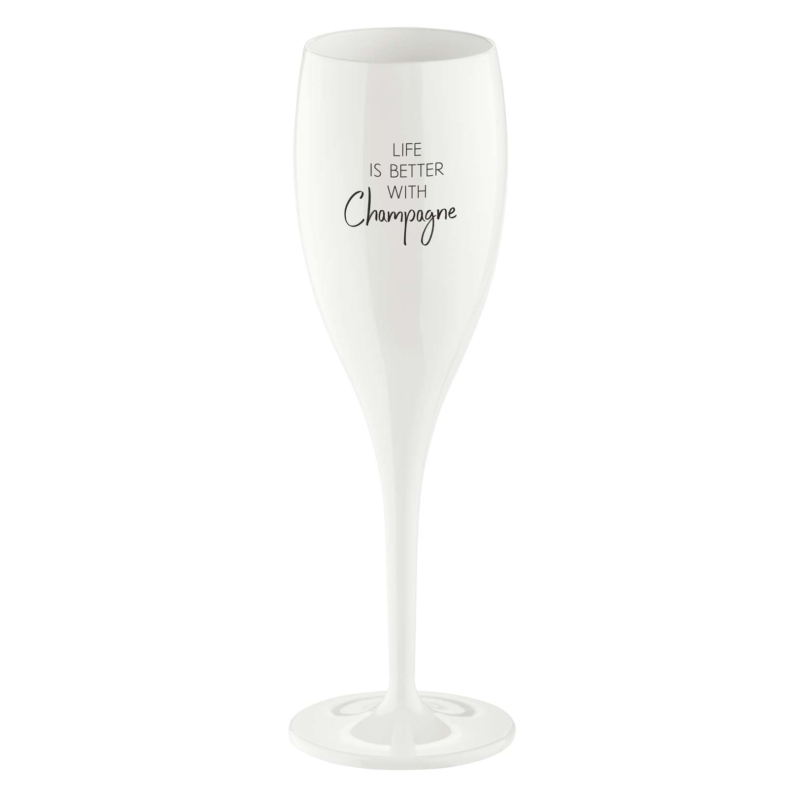 Champagneglas 100ml 6-pack Life Is Better With Champagne från Koziol