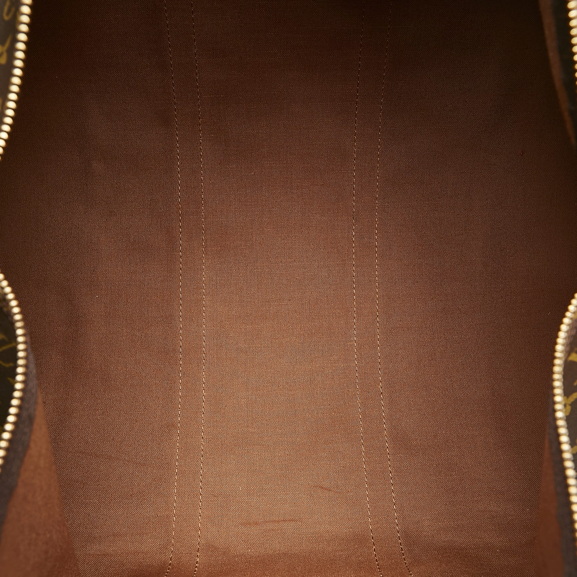 Louis Vuitton Monogram Keepall 55, ONESIZE, brown