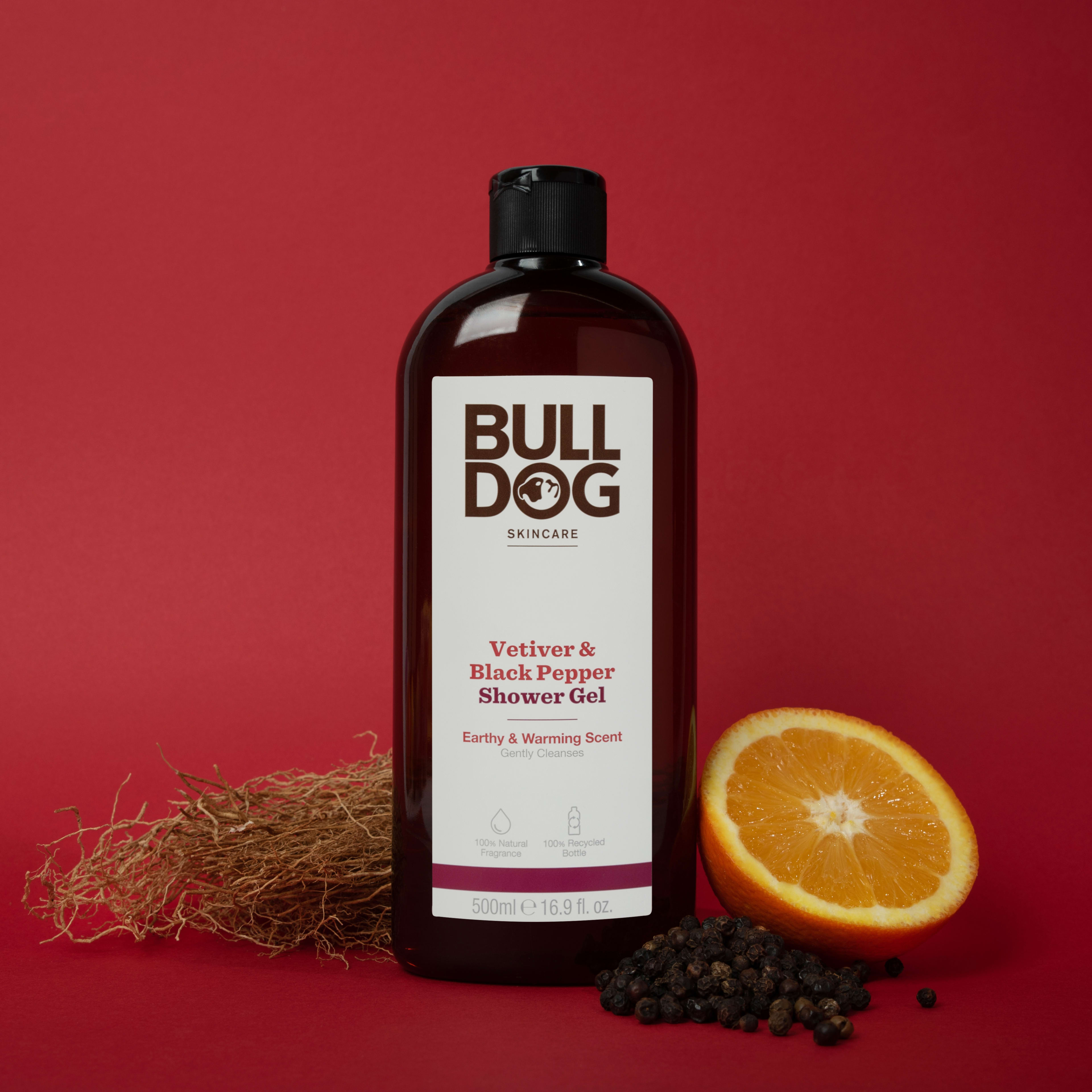 Black Pepper & Vetiver Shower Gel 500ml i 500 ML från Bulldog Åhlens