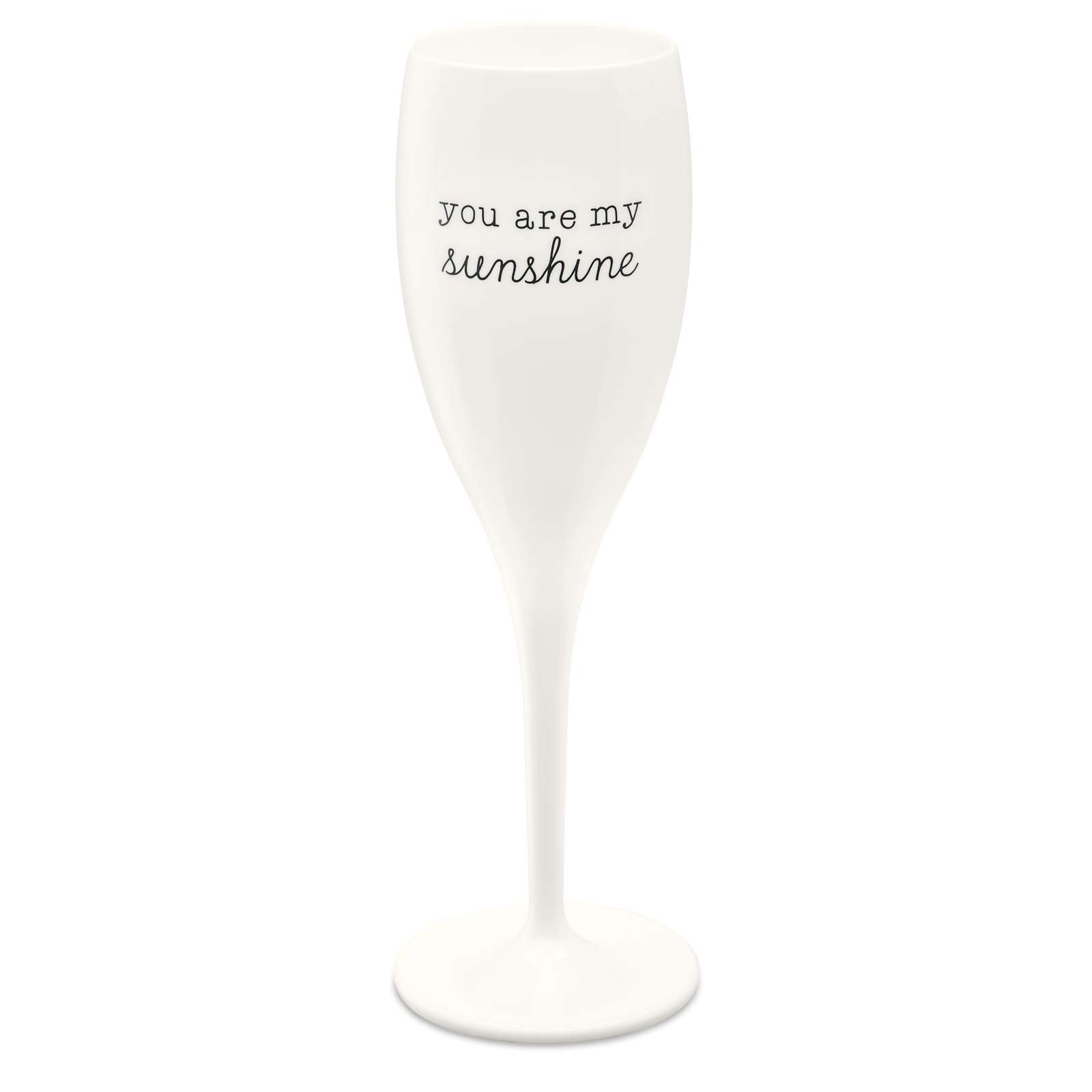 Champagneglas Med Print 6-pack You Are My Sunshine