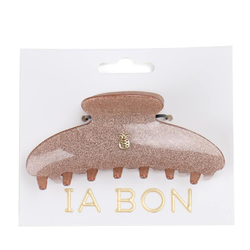 Large Hair Claw - Rosé Glitter