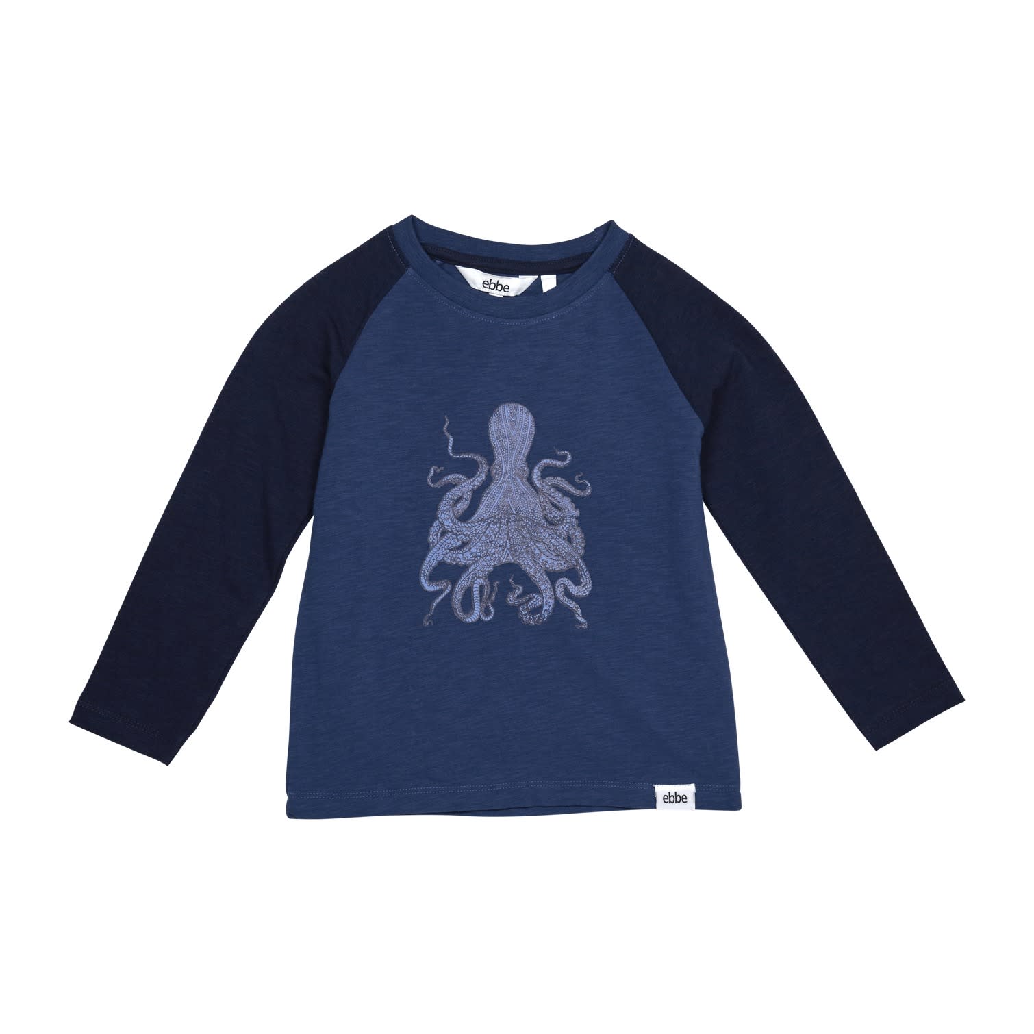 Caj L/s T-shirt, octopus front print