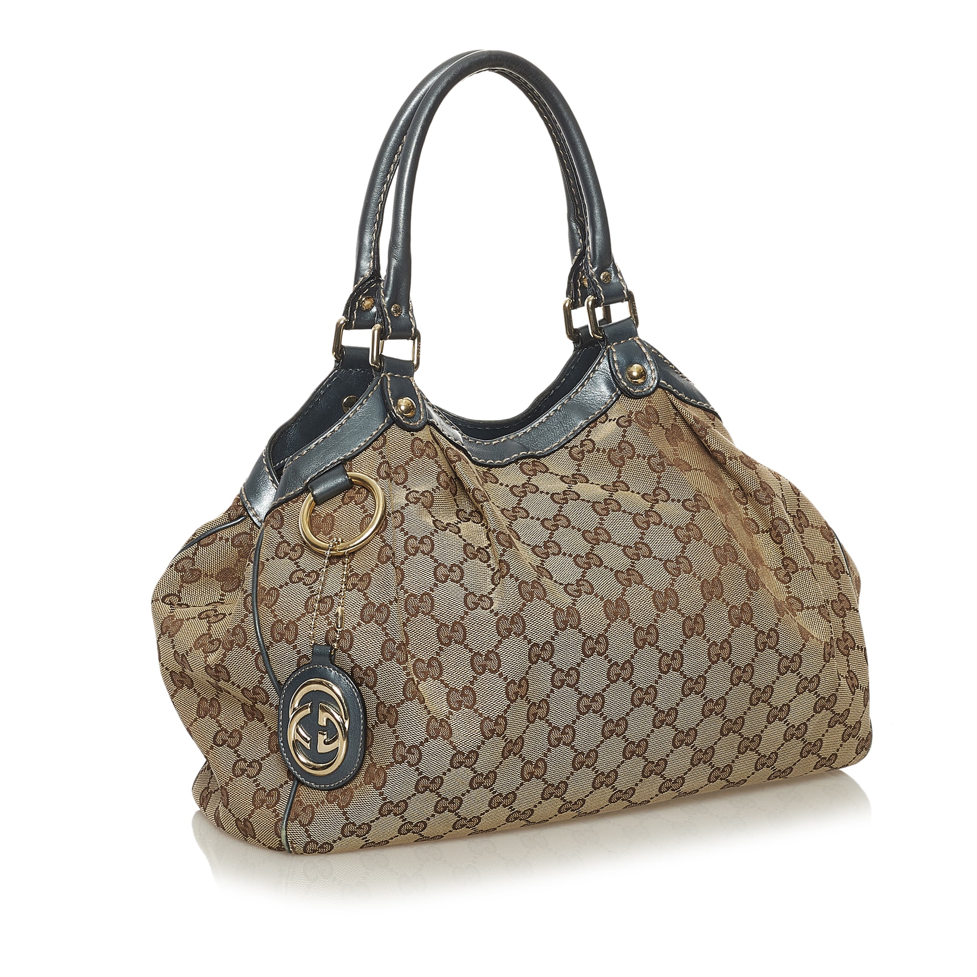 Gucci Gg Canvas Sukey Tote Bag, ONESIZE, beige