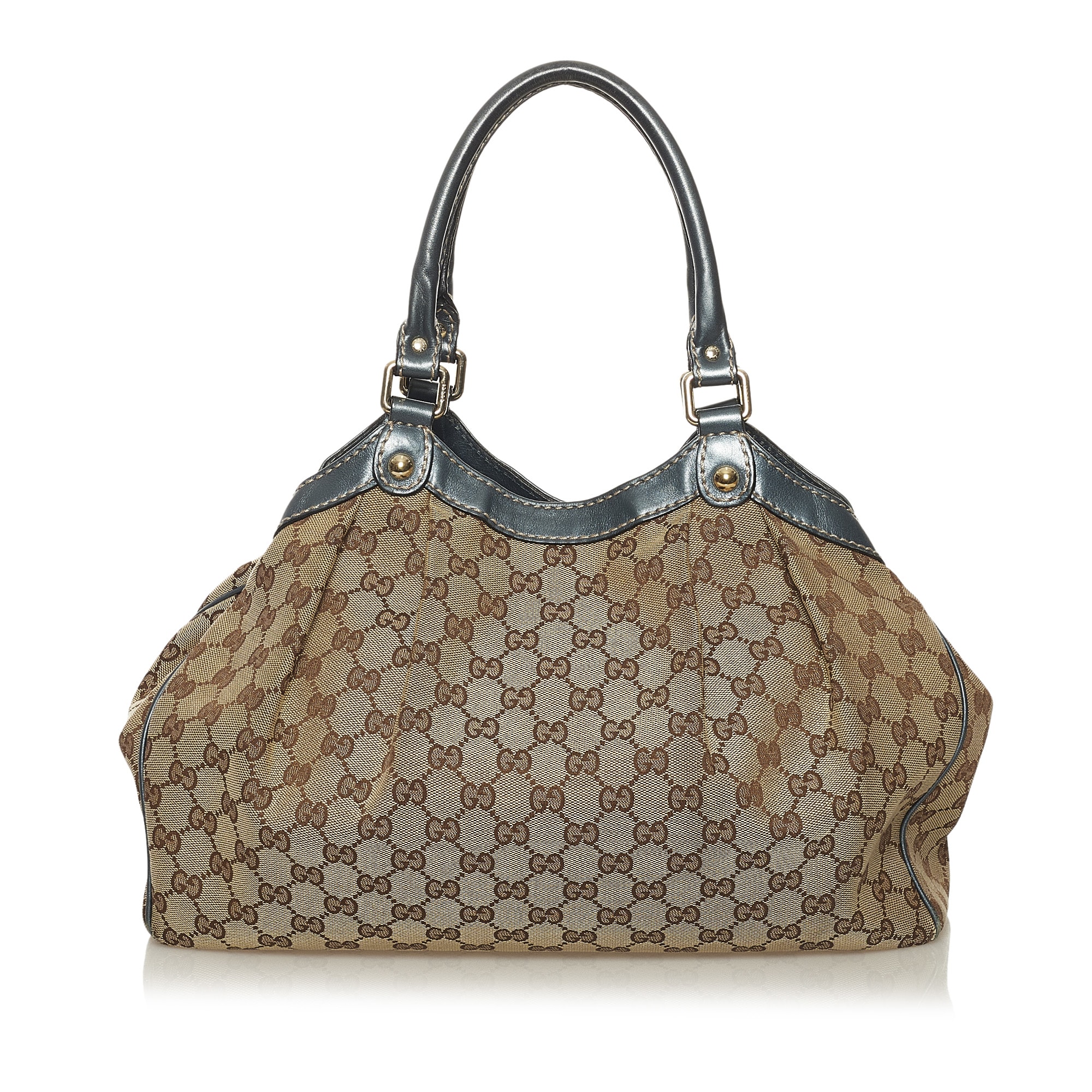 Gucci Gg Canvas Sukey Tote Bag, ONESIZE, beige