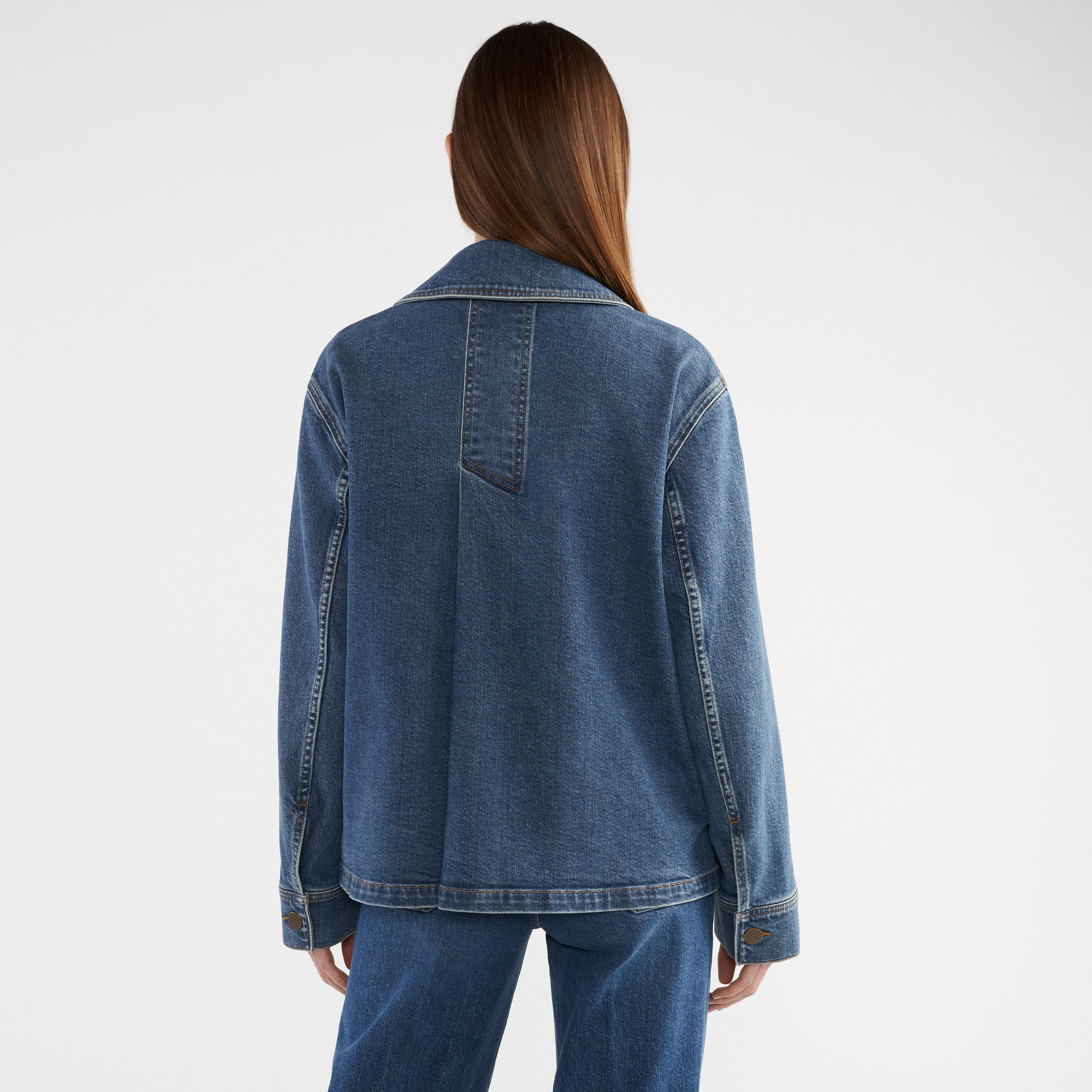 Blå denimjacka ASTORIA