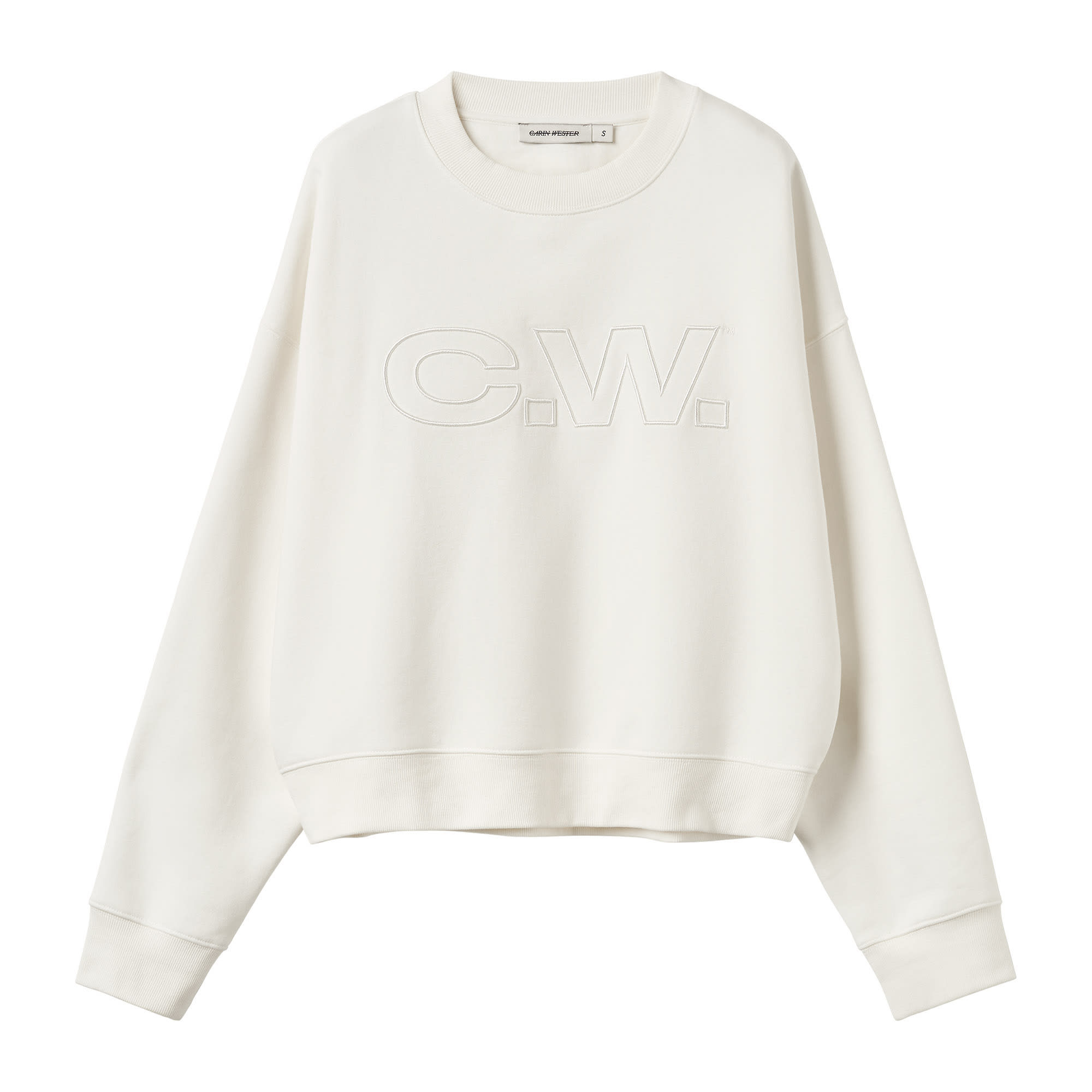 Sweatshirt med C.W.-logga NOELLE