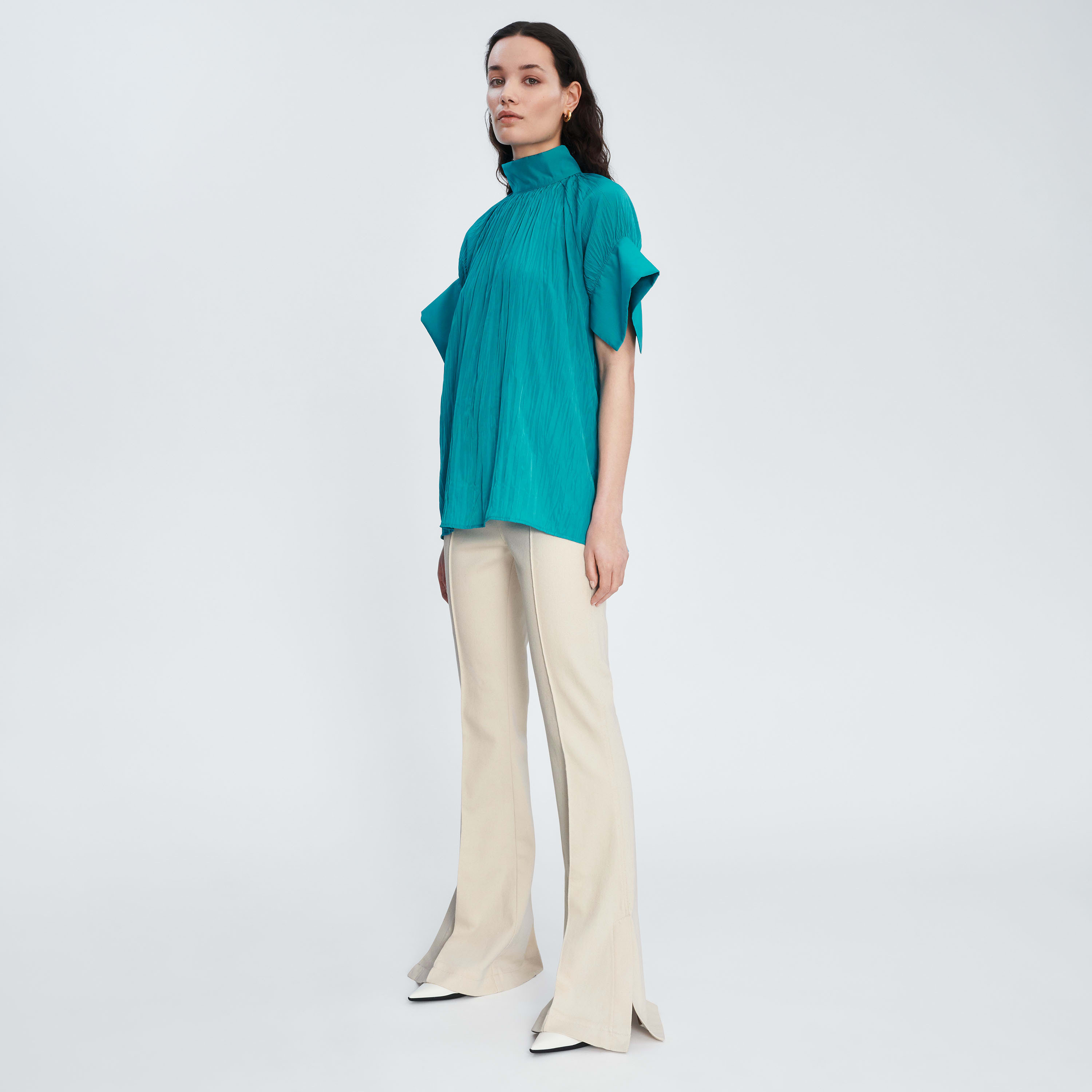 Jeans med pressveck FLARE
