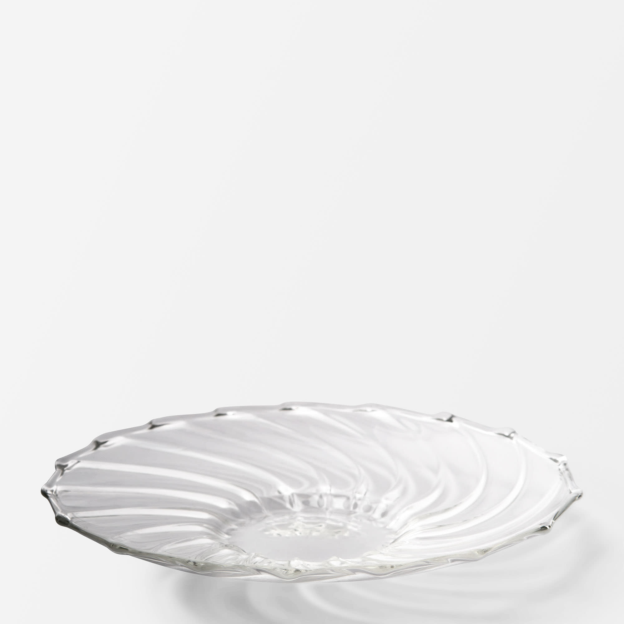 Assiett i glas RILL