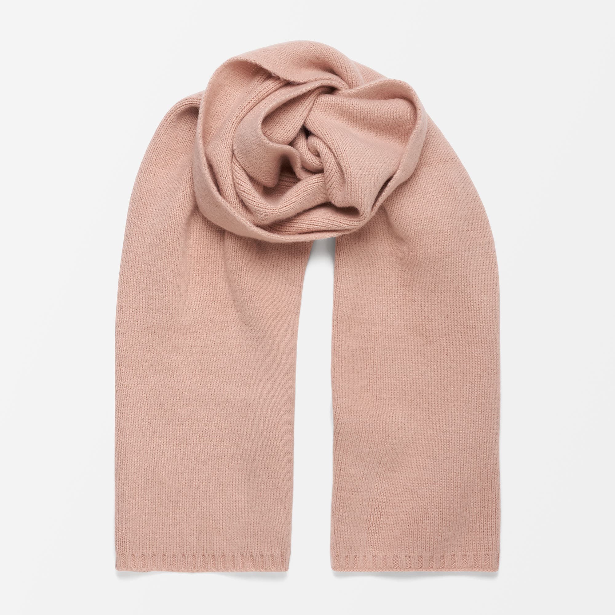 Finstickad scarf LISEN, Pale Mauve