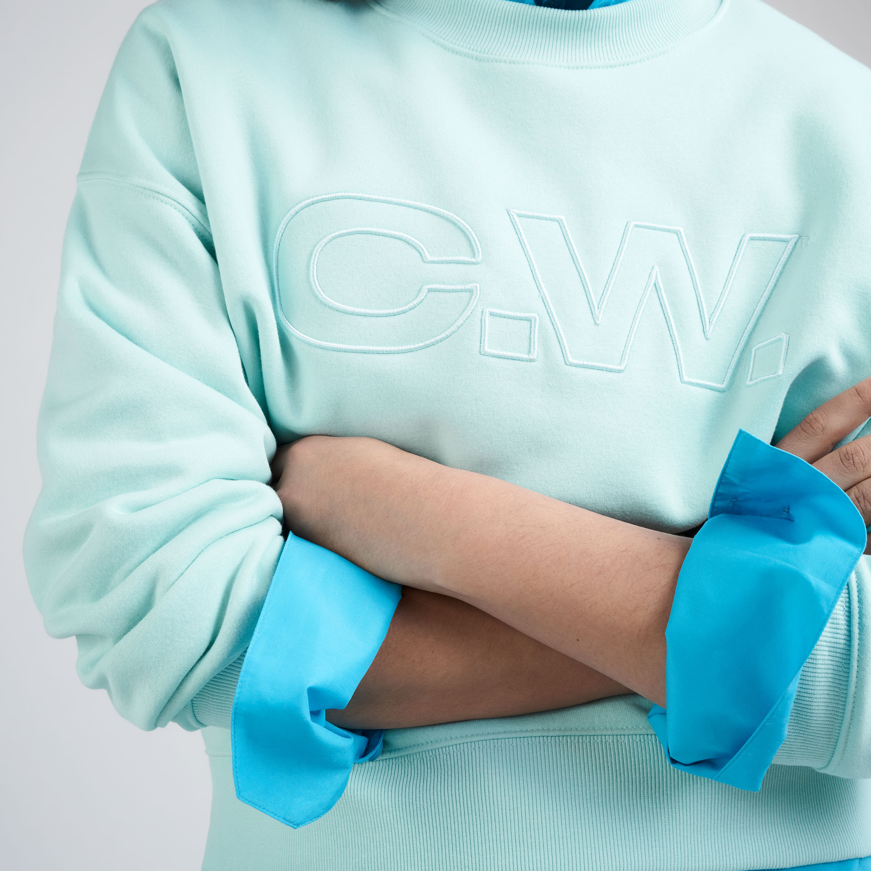 Sweatshirt med C.W.-logga NOELLE