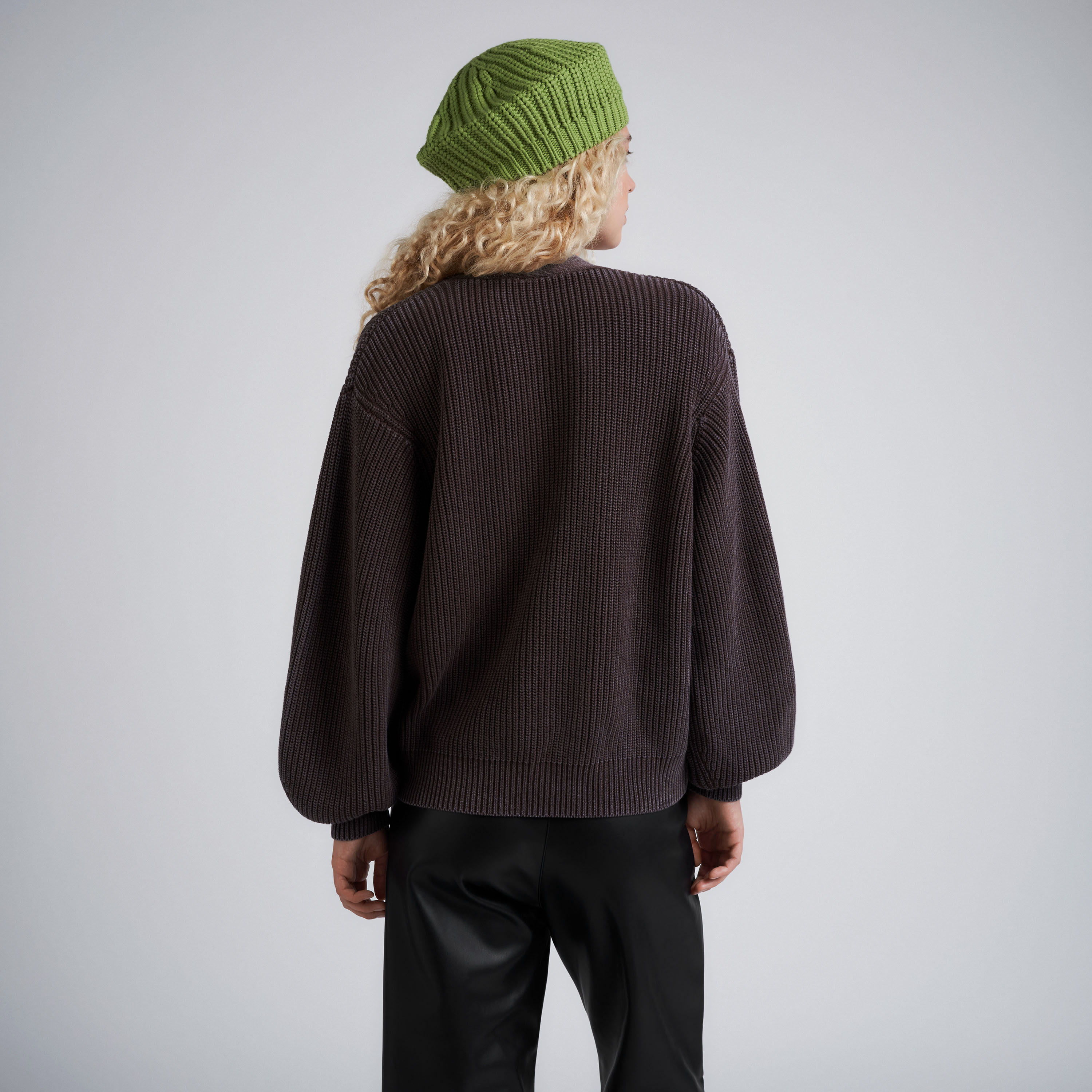 Ribbstickad cardigan NICOLETTA