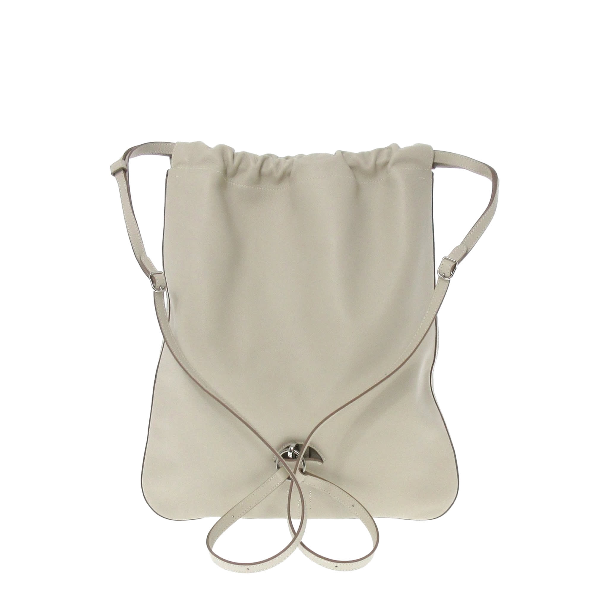 Hermes Cheri Bridado Backpack i light gray från Luxclusif Åhlens