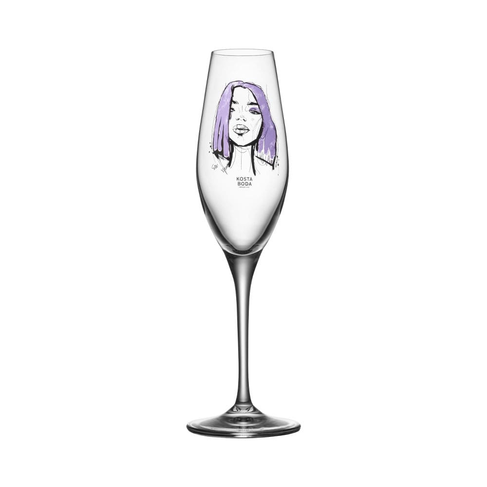 Champagneglas 2-pack All about you, H247, Lavendel