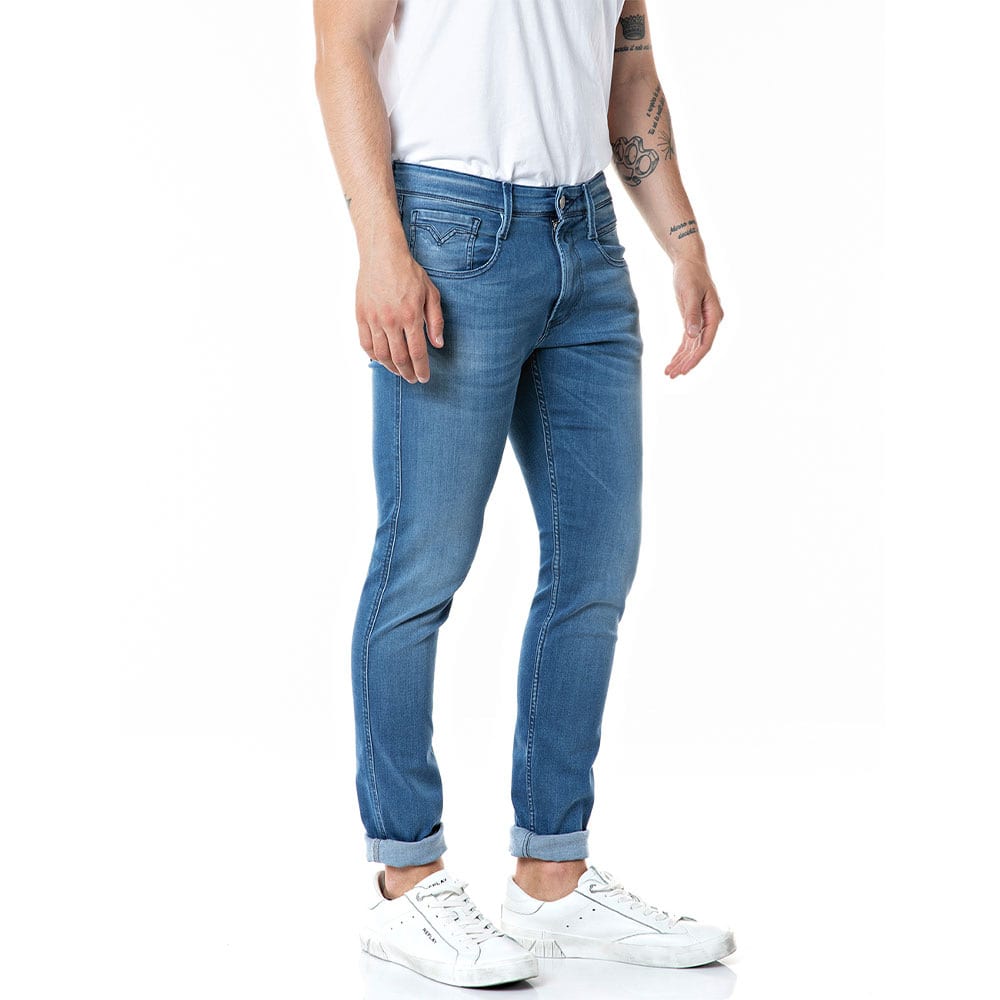 Anbass Jeans, Medium Blue