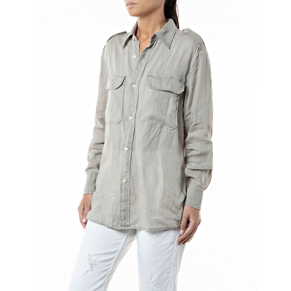 Essential Linen Shirt i Sand från Replay Åhlens