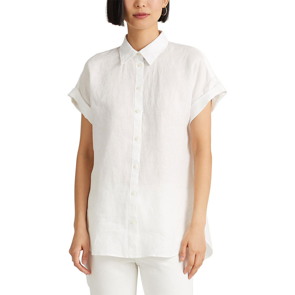 Linen Short-Sleeve Shirt från Lauren Ralph Lauren