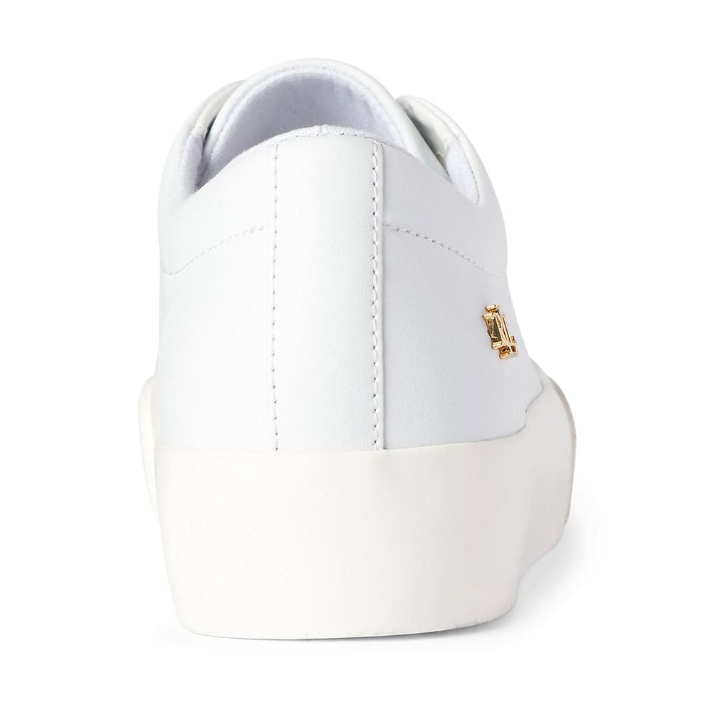 isla action leather platform trainer