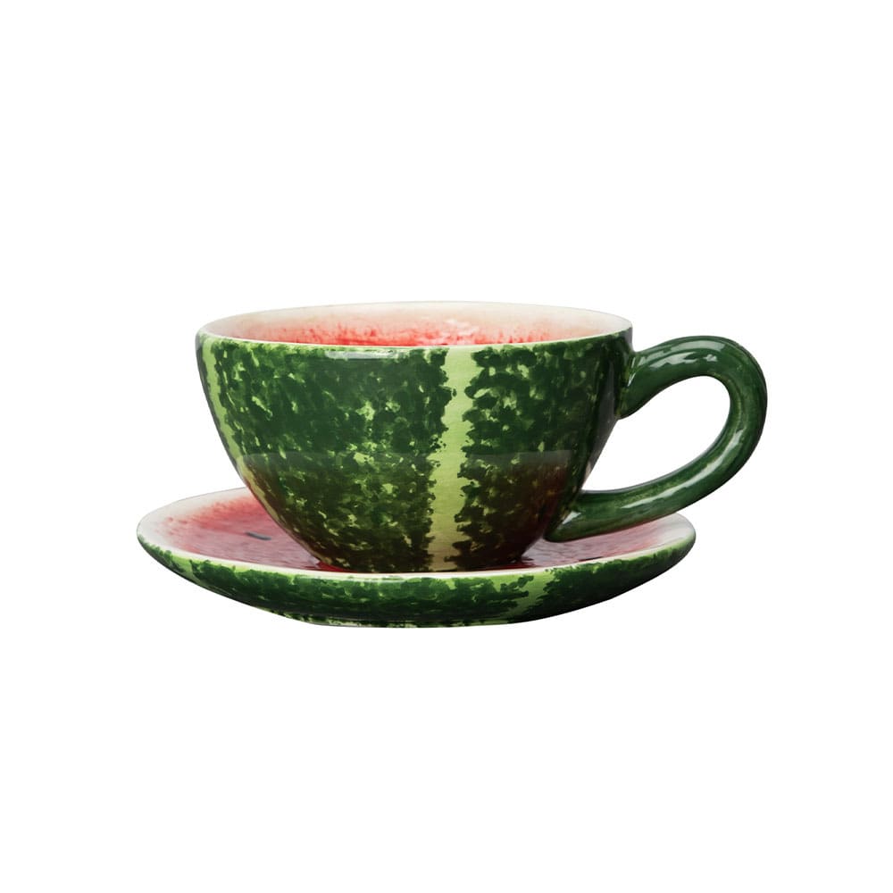 Cup and plate Watermelon från Byon