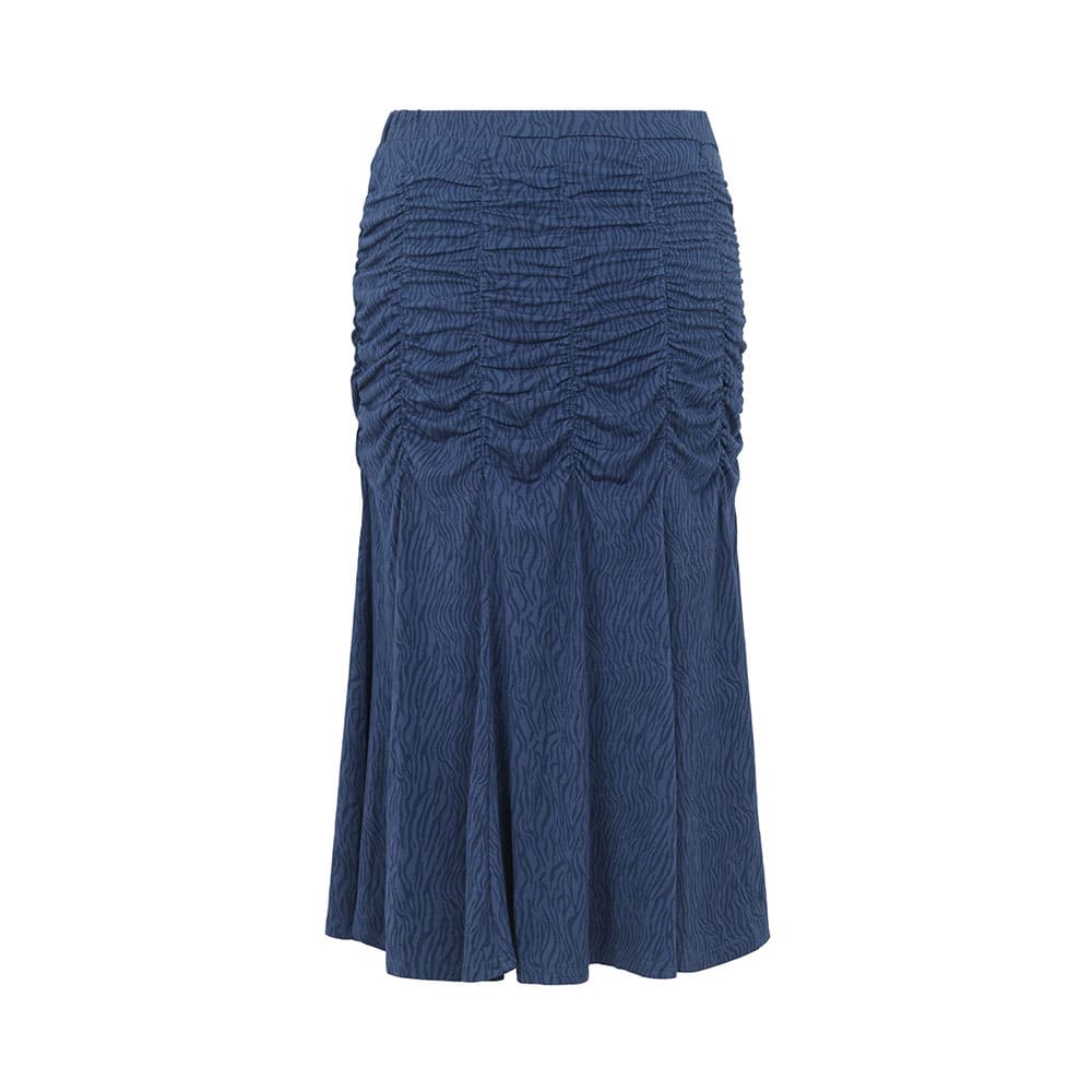 Skirt, Blue Petit Zebra Print