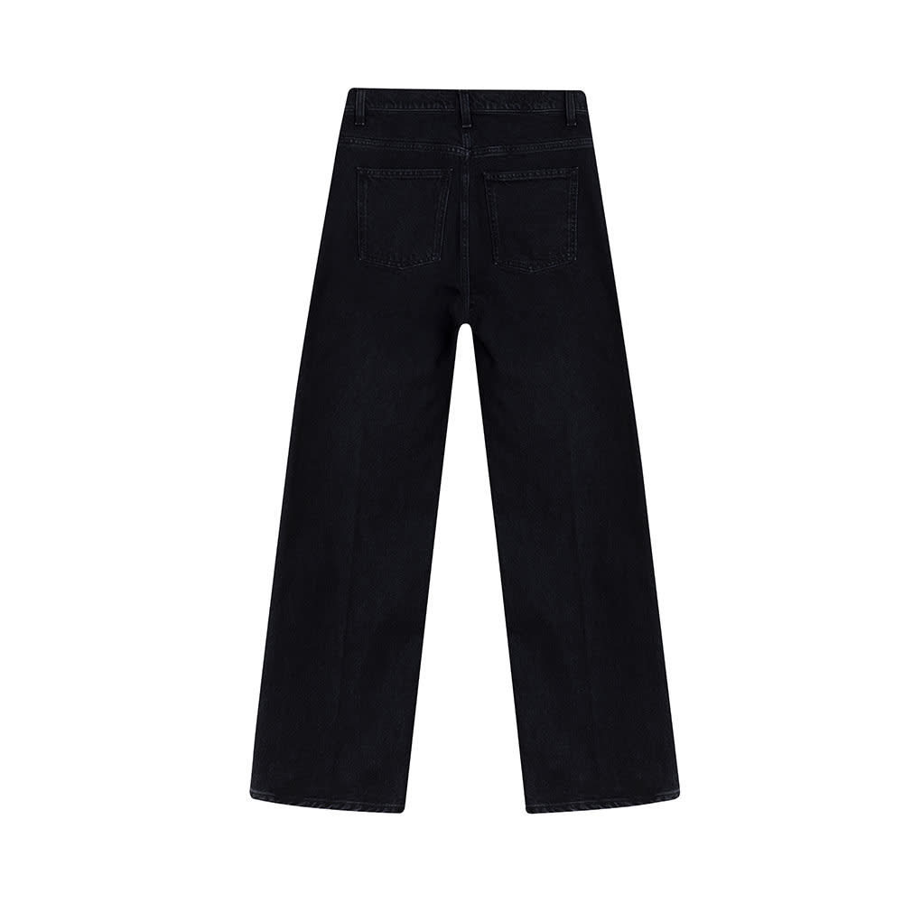 Alba Woven trouser, Washed Black