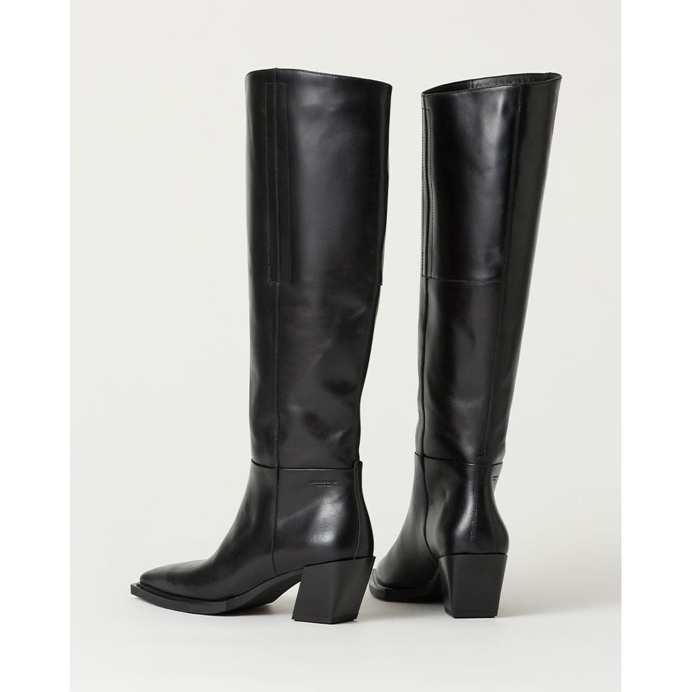 ALINA Tall boots with heel, Black