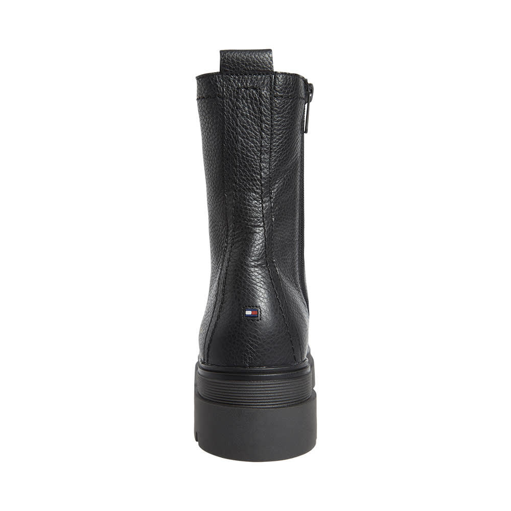 monochromatic lace up boot