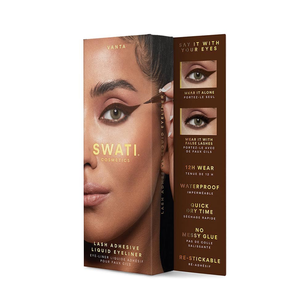 Lash Adhesive Liquid Eyeliner Vanta Brown från SWATI Cosmetics