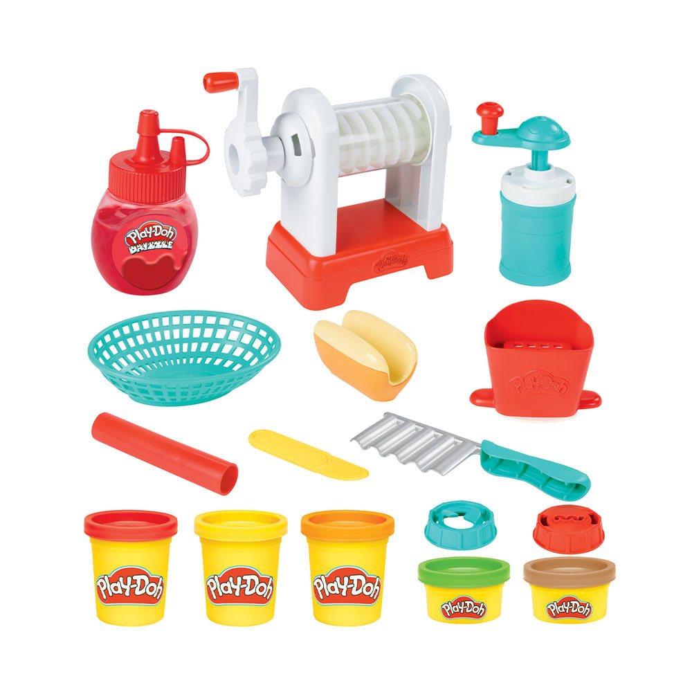 Play Doh Playset Kitchen Creations Spiral Fries