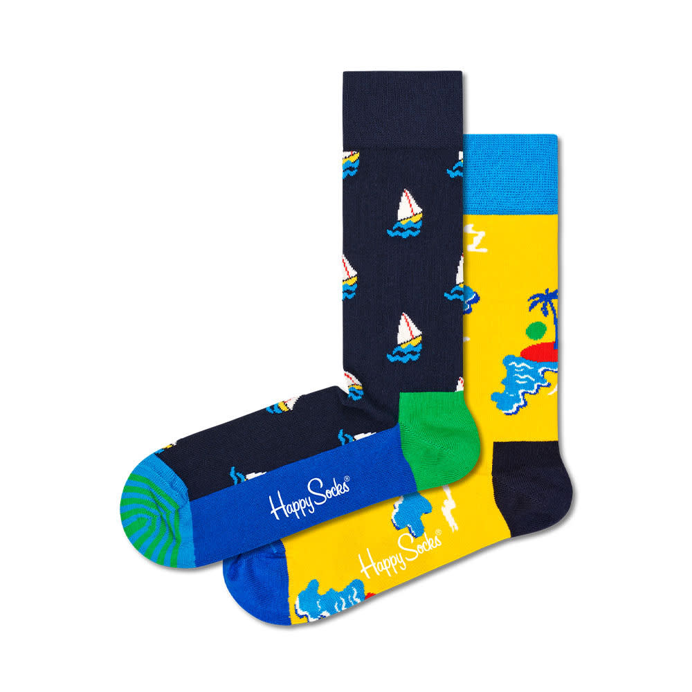2-Pack Sail Away Gift Set från Happy Socks