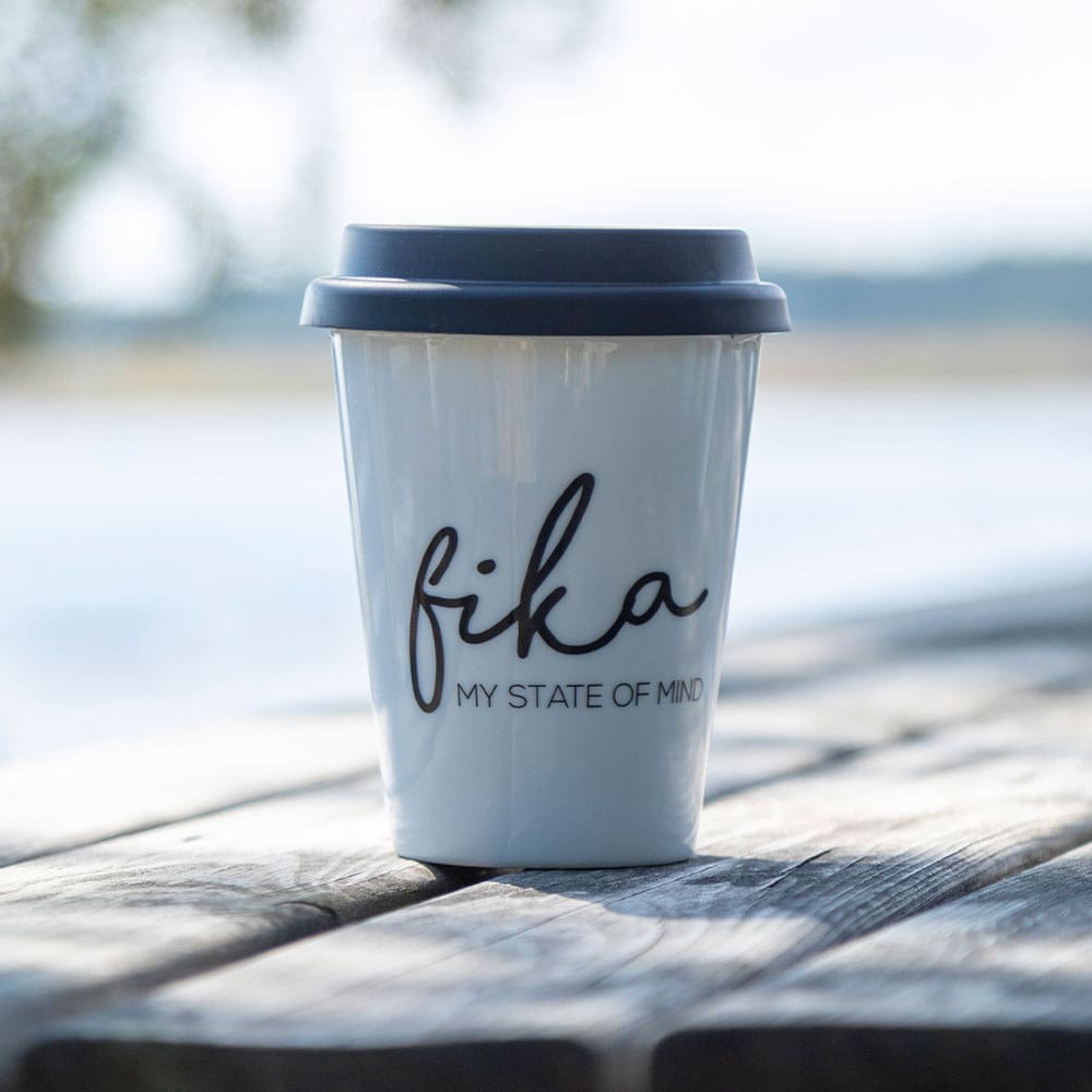 Mugg to go Fika Moments My state of mind från Citronelles