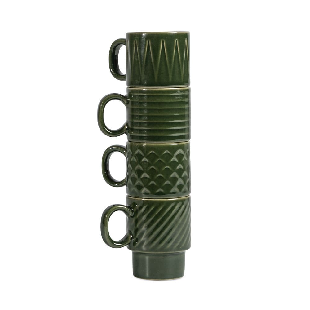 Coffee & More espressokopp 4-pack, grön från Sagaform