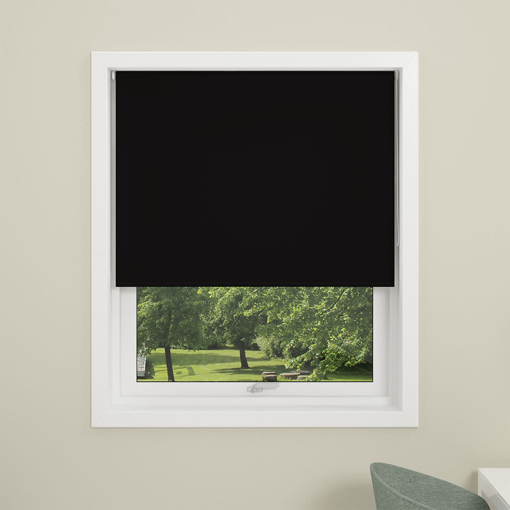 Rullgardin Uni mörkläggande 120x175, svart från Debel