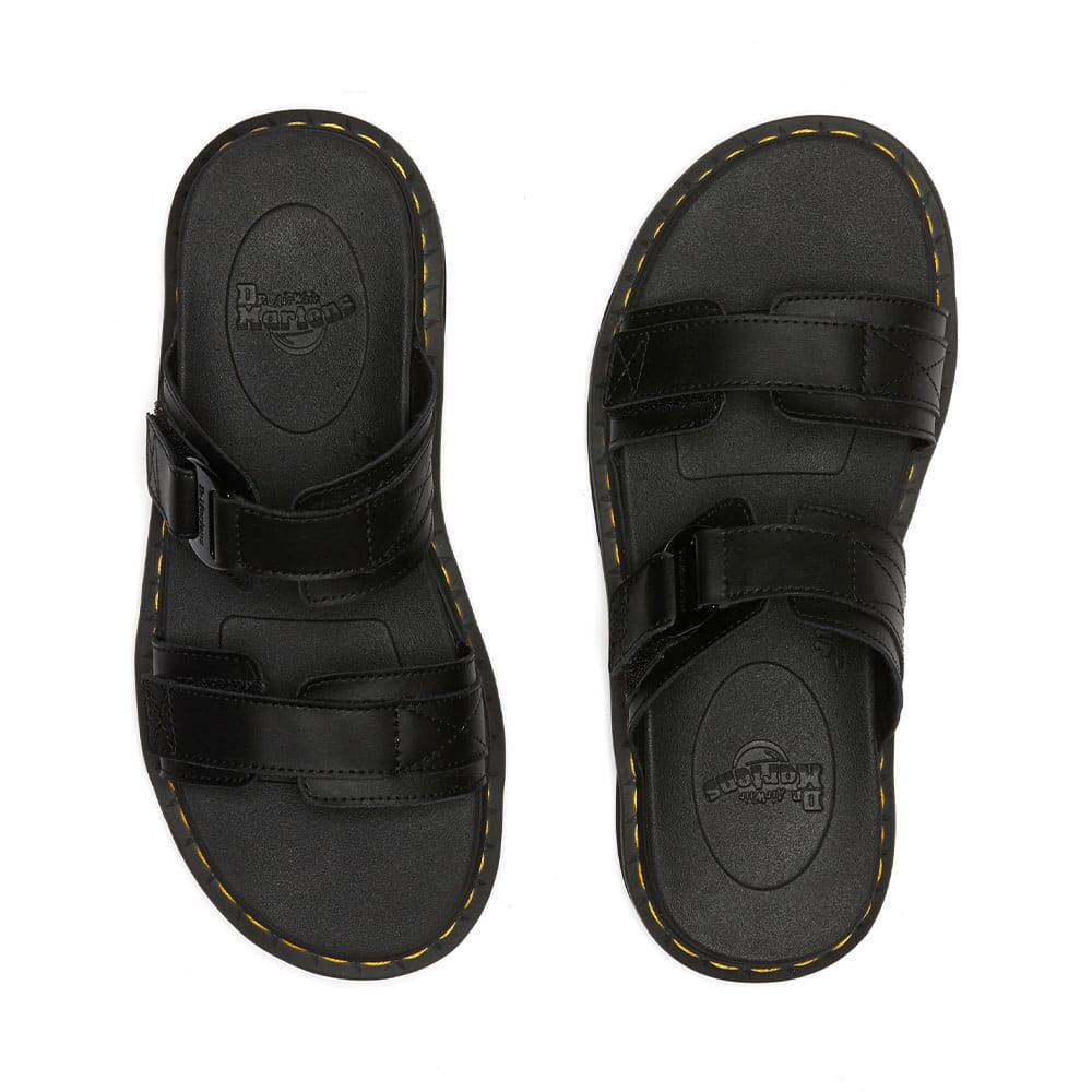black chilton sandals