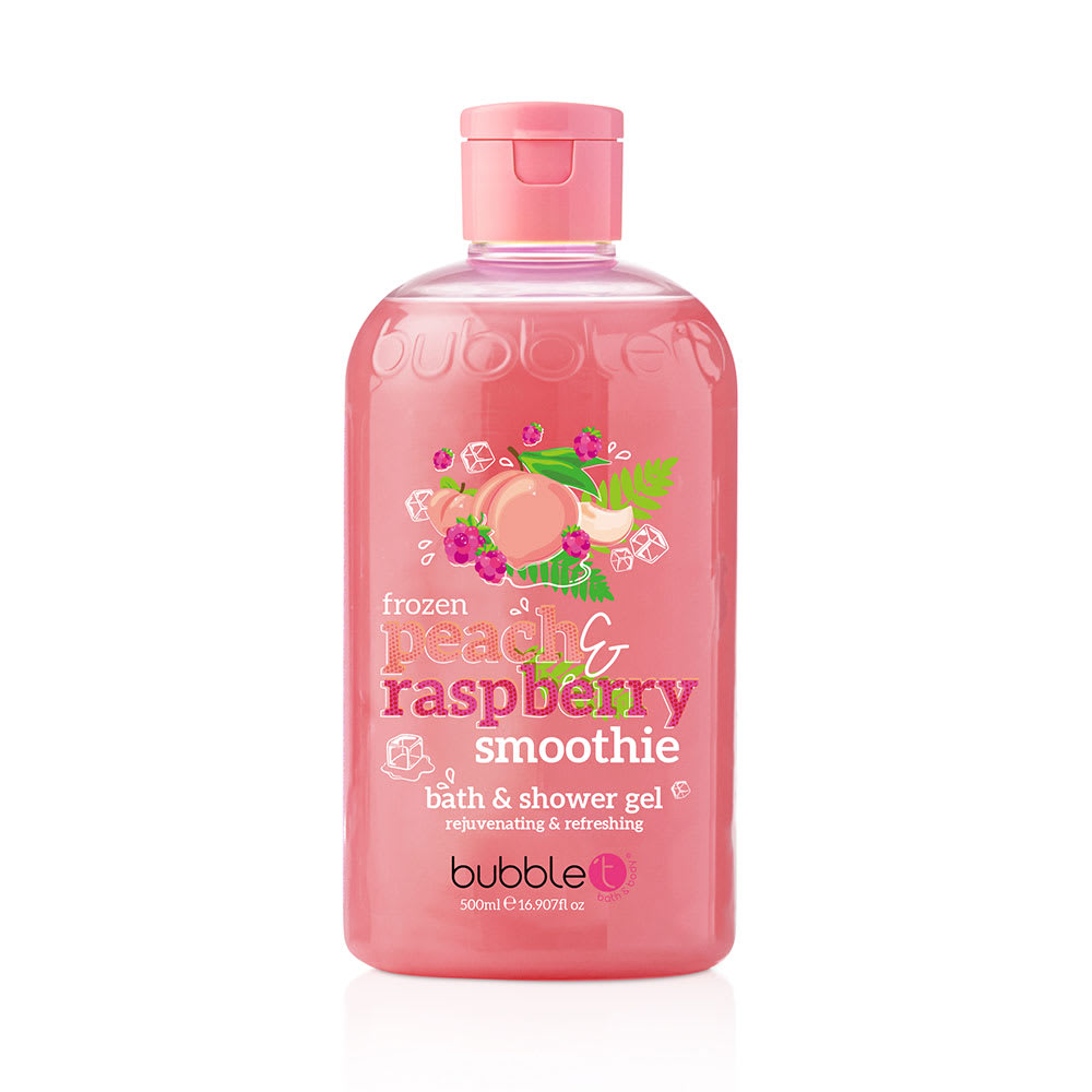 Peach & Raspberry Smoothie Bath & Shower Gel från BubbleT