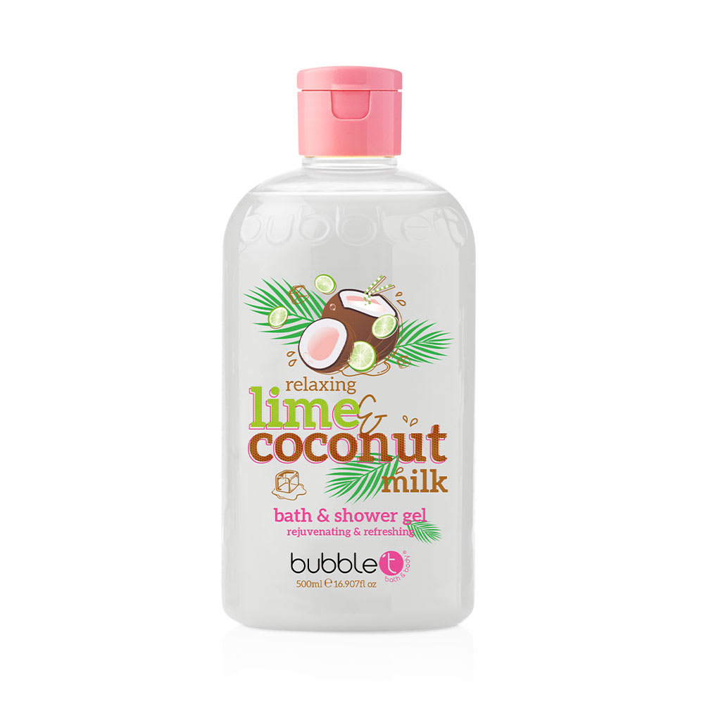Lime & Coconut Smoothie Bath & Shower Gel från BubbleT