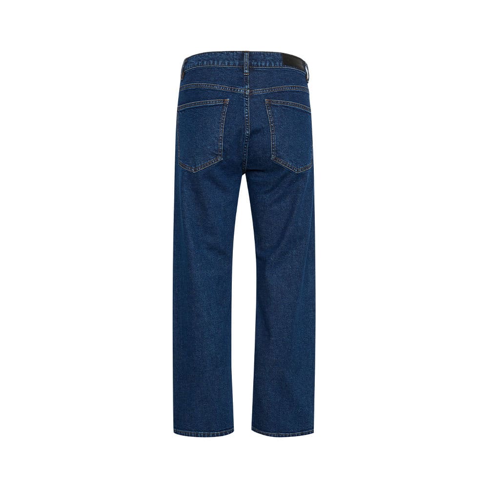 Katelin Keza Straight Jeans, Blue Denim