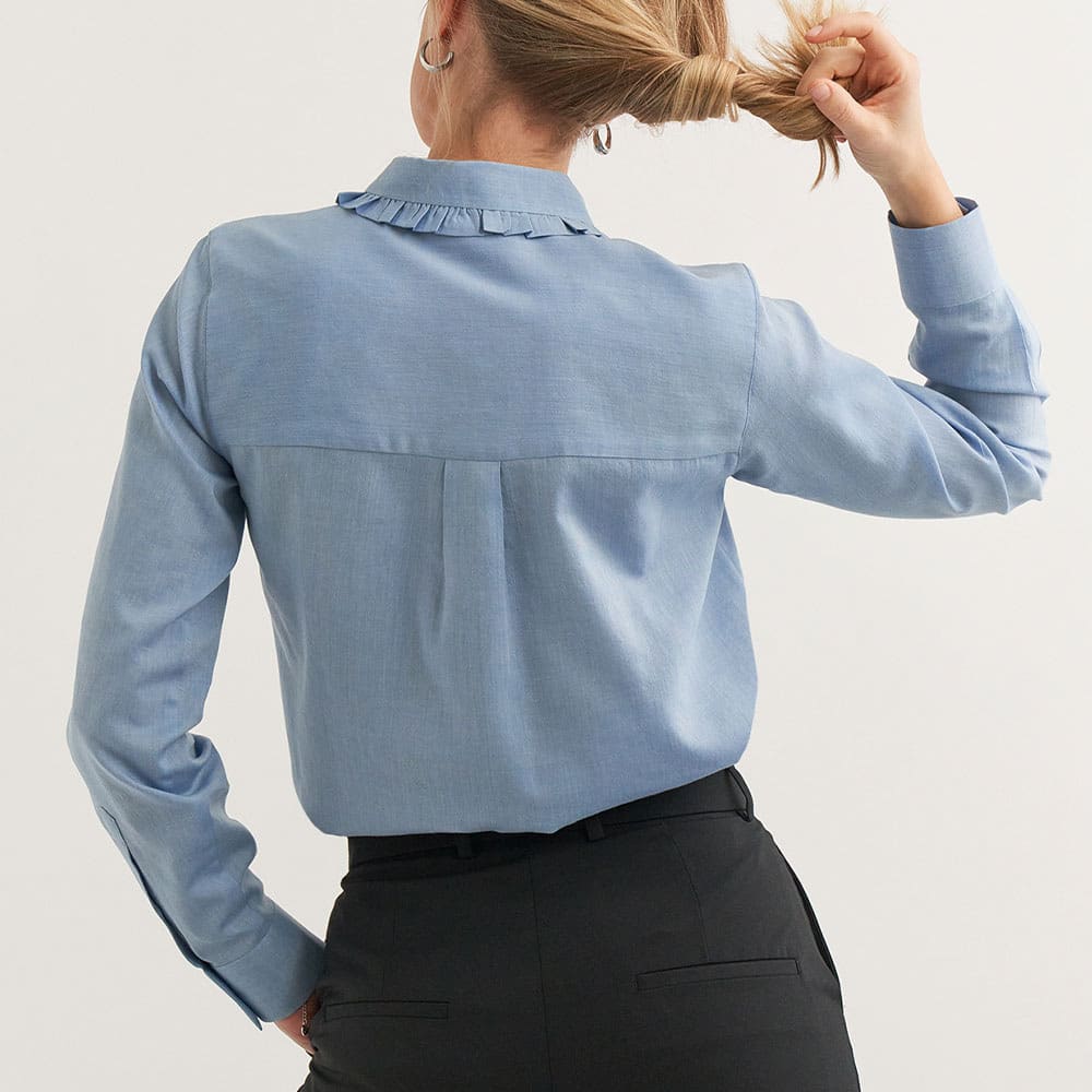 Chloe Organic Cott Shirt, Blue