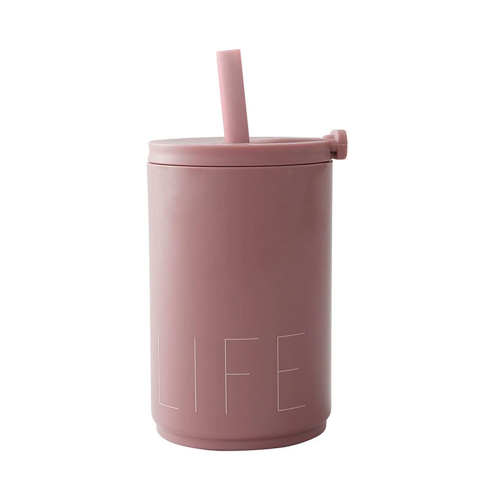 Travel Cup With Straw från Design Letters