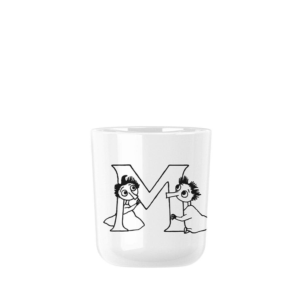 Mumin ABC kopp M 0.2 l. - Mumin white från Rig-tig