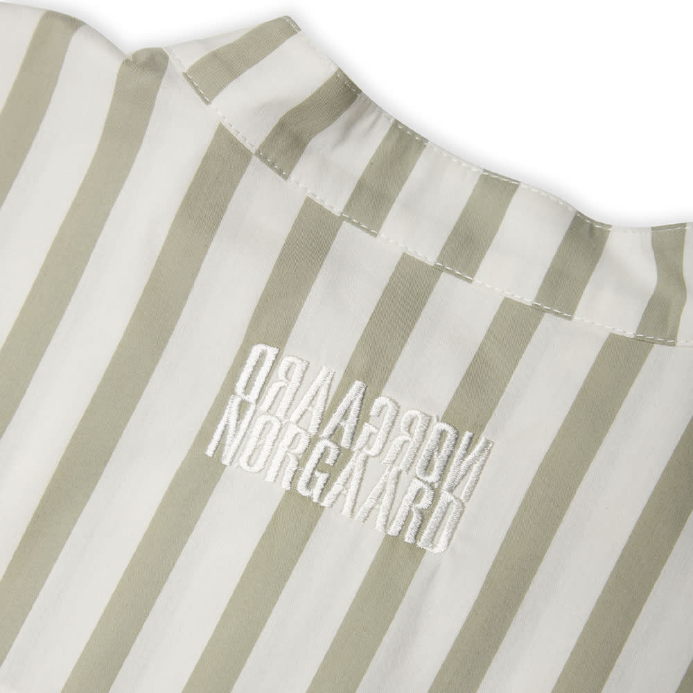 Organic Poplin Shirt, Candy Stripe Elm/White Alyssum