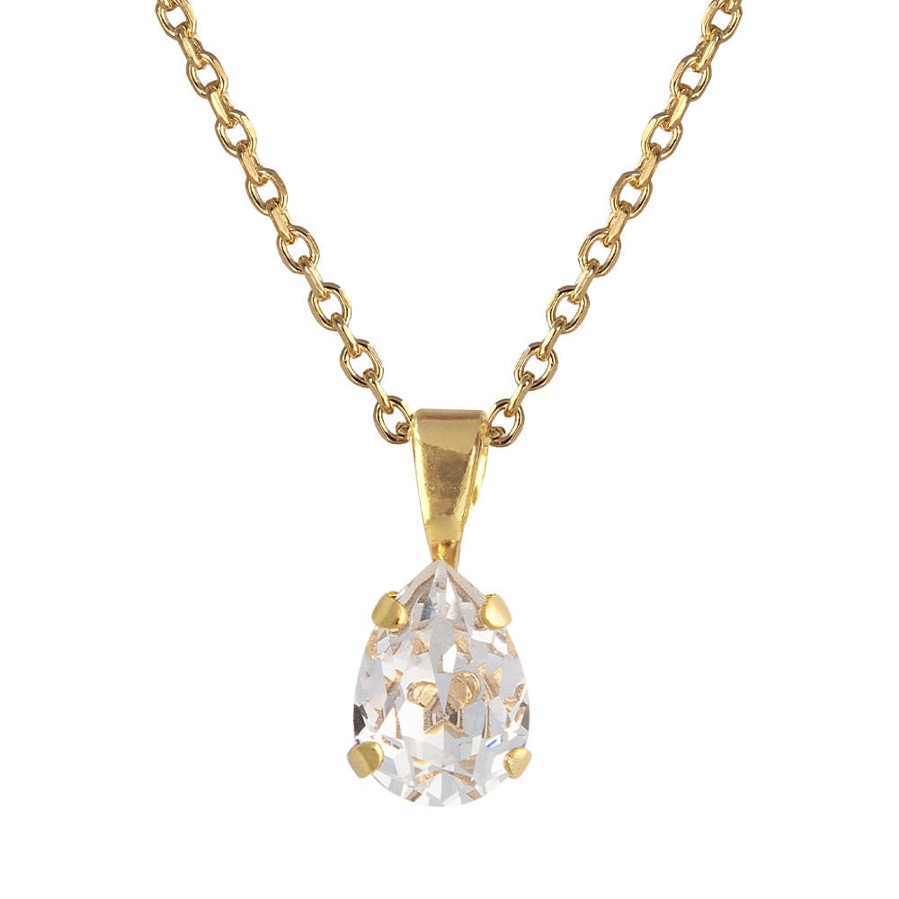 Stillo Necklace Crystal, Gold