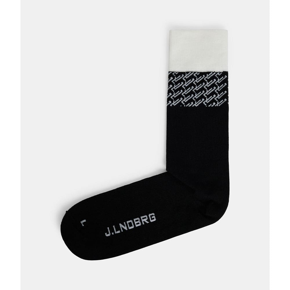 Taren Jacquard sock, Black