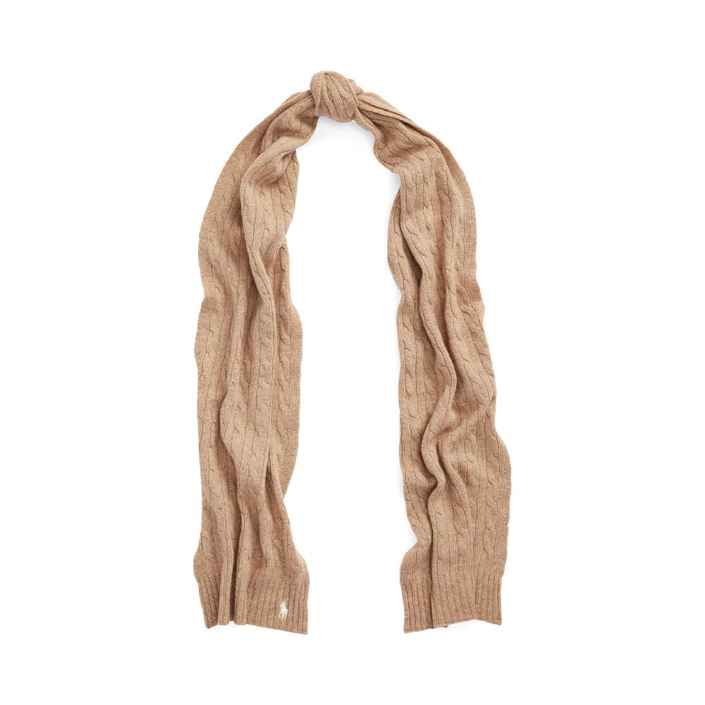 Cable-Knit Wool-Cashmere Scarf från Polo Ralph Lauren