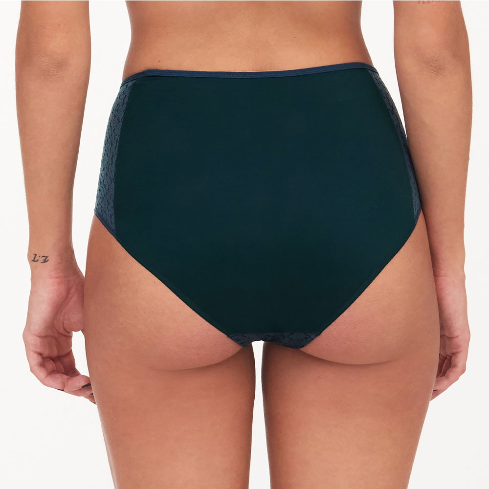 Norah High-Waisted Covering Brief, Eden Green