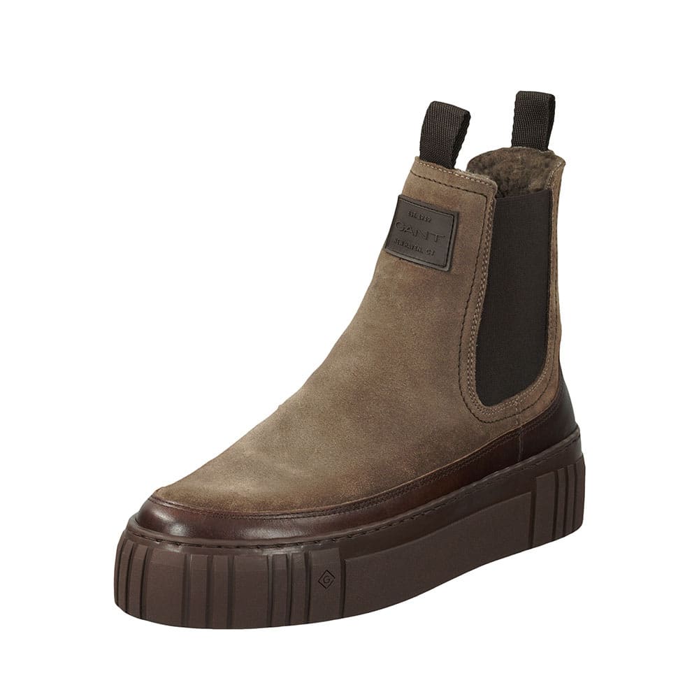 Snowmont Chelsea Boot i Taupe/Dark Brown från Gant Åhlens