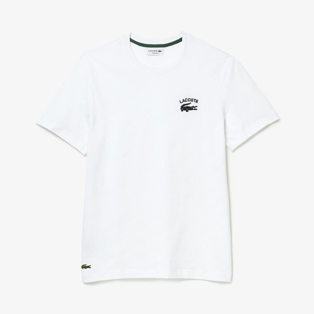 Logo Cotton Jersey Tshirt Tee-Shirt, White