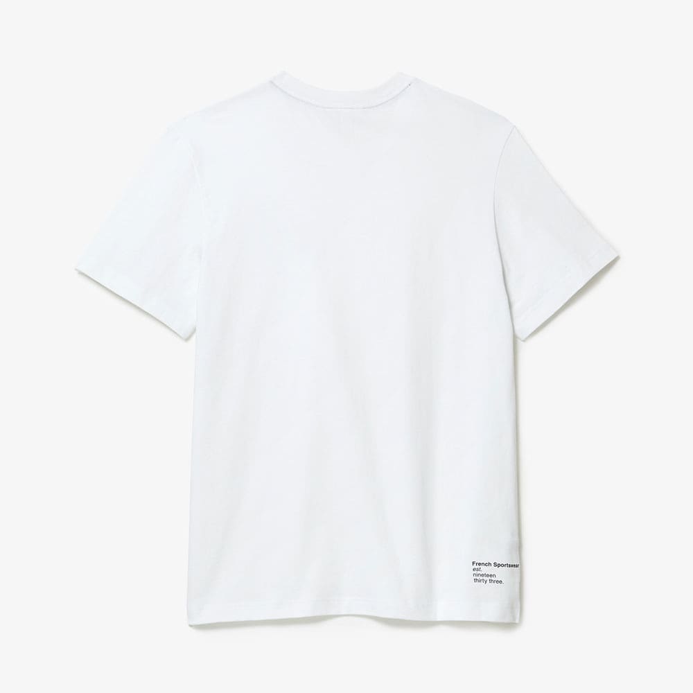 Logo Cotton Jersey Tshirt Tee-Shirt, White